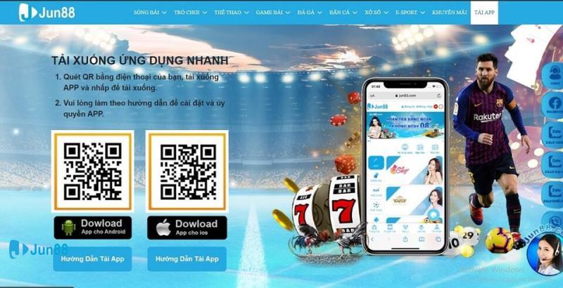 Những lợi ích khi tải và sử dụng app Jun88