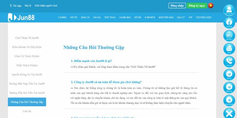 Các câu hỏi thường gặp liên quan đến web cược 