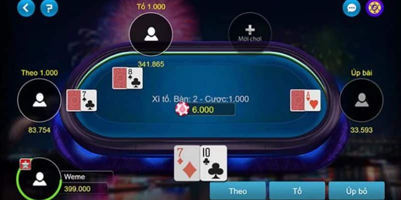 Hướng dẫn chơi game bài Xì tố với chiến thuật hiệu quả cho mọi cấp độ.